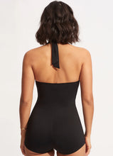 Load image into Gallery viewer, Seafolly Collective Boyleg One Piece - Black
