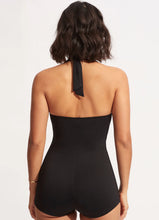 Load image into Gallery viewer, Seafolly Collective Boyleg One Piece - Black