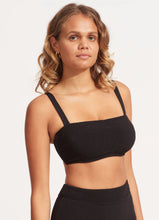 Load image into Gallery viewer, Seafolly Seadive DD U/W Tank Bra Black
